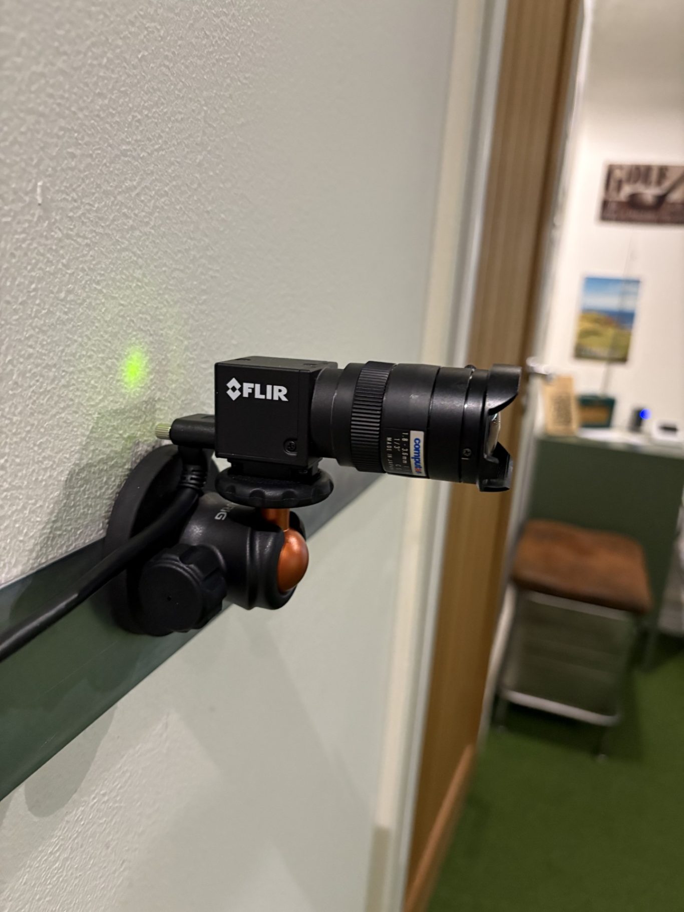 golf ball data on golf lessons with pga professional thomas rowland here at Cheshire West Golf Academy