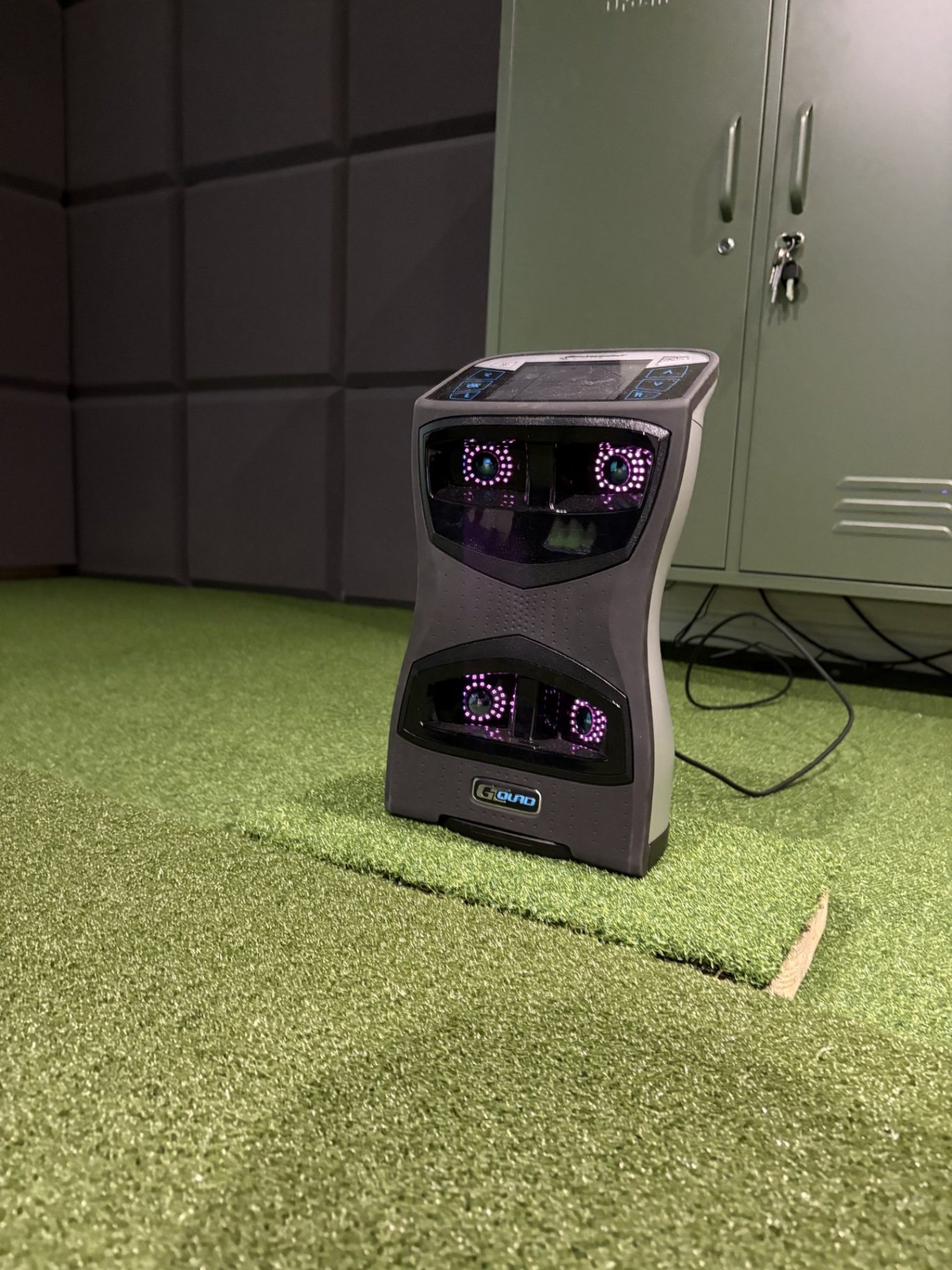 golf ball data on golf lessons with pga professional thomas rowland here at Cheshire West Golf Academy